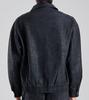 Button Seoul Regular Fit Vegan Leather Blouson Jacket (Black)