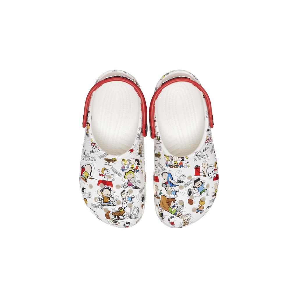 Crocs Fashionable Versatile Non-Slip Shock Absorbing Breathable Sandals Kids Sandals White 208630-94S