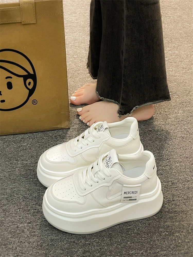 

2025 весна новые туфли McQueen на платформе для женщин, спортивные туфли на платформе, женские сетчатые дышащие повседневные модные кеды 35