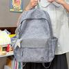 Schoolbag Wholesale Girl Cute Striped Backpack Student Versatile Niche Design School Bag Children Travel Small Backpack