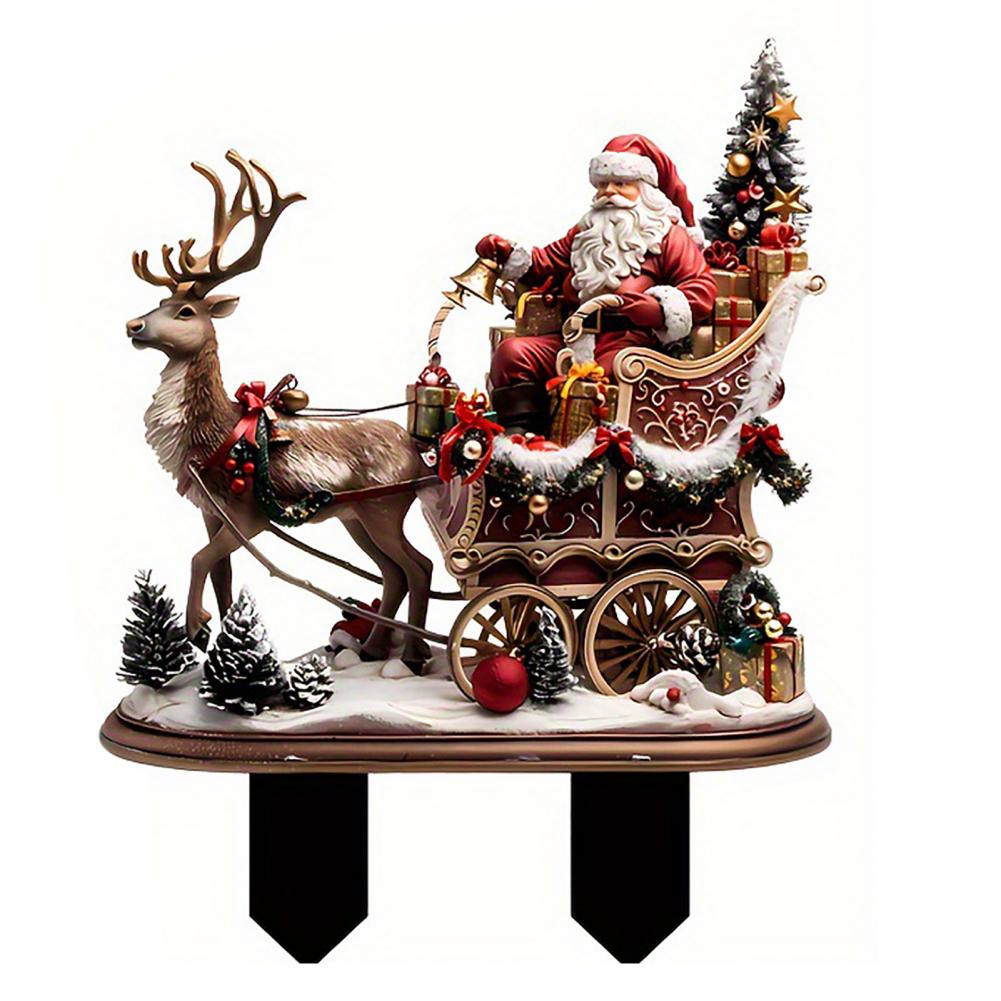 Acrylic Garden Stake Unique Nativity Design Stake Christmas Nativity Scene Garden Stake Yard Decor for Outdoor Patio Lawn 2d