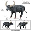 Cross-Border Animal Toy Set: Sheep, Cow, Horse, Donkey, Goat, Poultry Plastic Models
