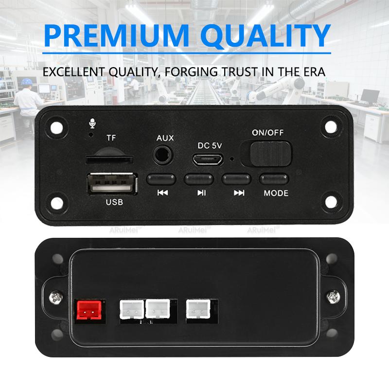 2x3W Mini Stereo Audio Amplifier Board with PBC Case DC 3.7-5V for FiiO Ampero II DIY Speaker Portable Power Bank Mobile Phone