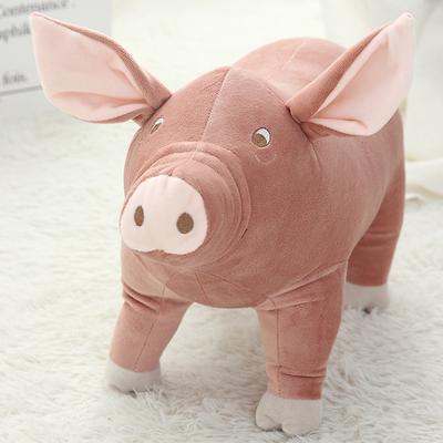 Peluş Oyuncak Pigg Domuz Karikatür Eşlik Eden Uyku Doldurulmuş Yumuşak Oyuncaklar 25cm
