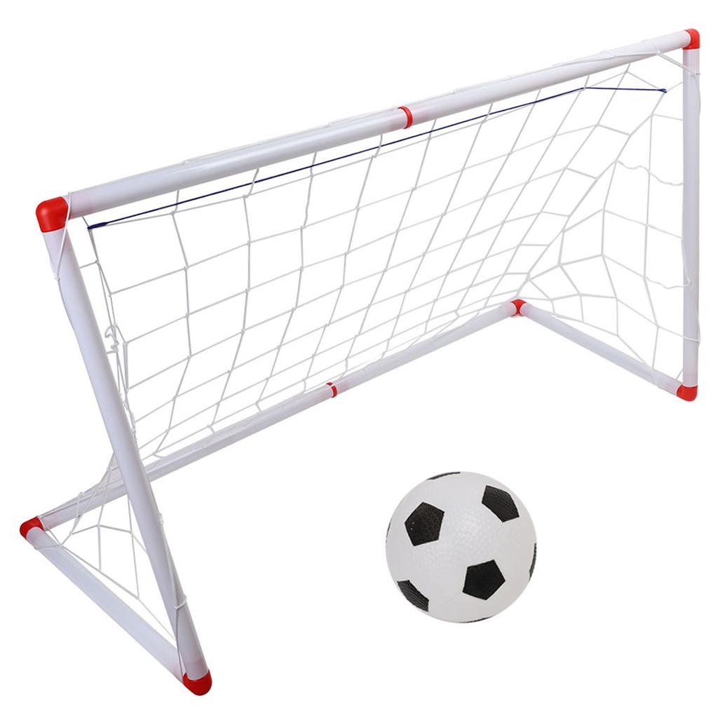 Indoor Outdoor Mini Children Football Soccer Goal Post Net Set with Ball Pump Kids Sport Toy