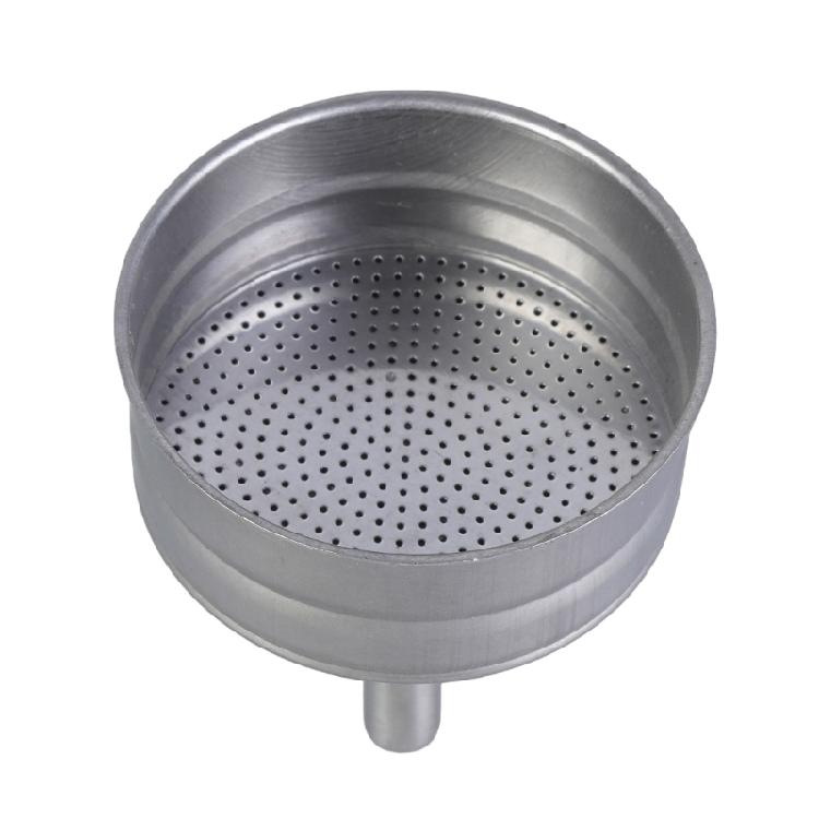 Professional Coffee Funnel Durable Stainless Steel Coffee Funnel Accessory Fit Most 6 Cup Espressos Maker