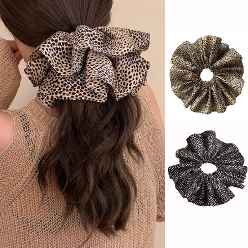 Cutella Леопардовая двухслойная повязка на голову для гопчан brown