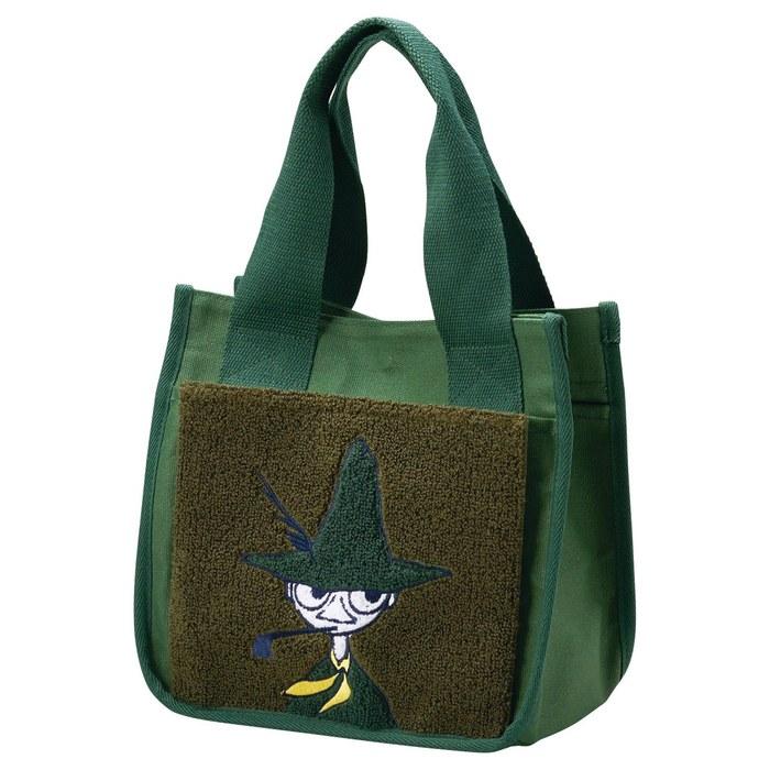 Marushin Mini Bag MOOMIN Moomin Fluffy Green Commute/School Lunch Bag 1425023700 03 Snufkin