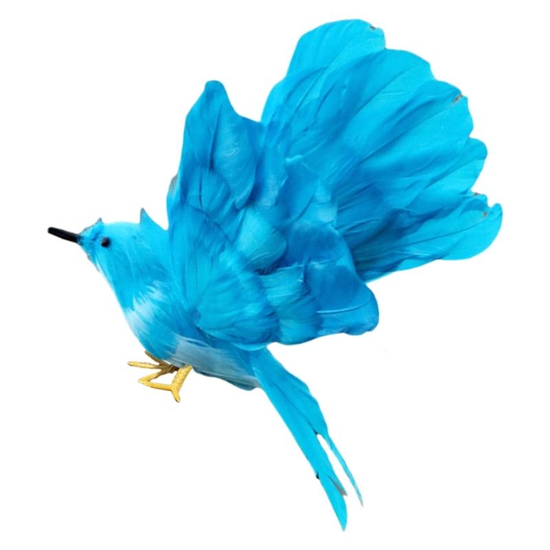 Artificial Feathered Birds for Home Yard and Lawn Decoration Bird Figurine Perfect for Theme Parties and Event