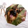 1 PC Automatic Folding Umbrella - German Shepherd Pattern, Portable & Foldable Design with 8 Ribs, Christmas Birthday Gifts