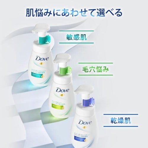 DOVE Dove Beauty Moisture Creamy Dry Moisturizing Foaming Facial Cleanser White Floral Scent 160ml (x 1)