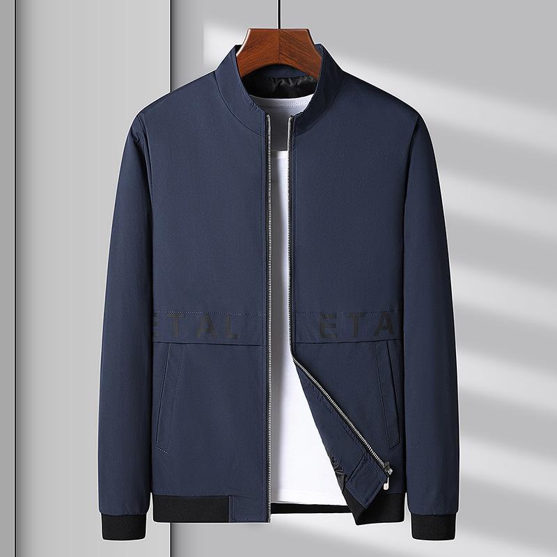 Spring and Autumn New Men's Jacket Slim-fit Stand-up Collar Business Jacket