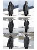 Men's Mid-Length Cotton Padded Jacket - Thickened Winter Coat for 2025 Season
