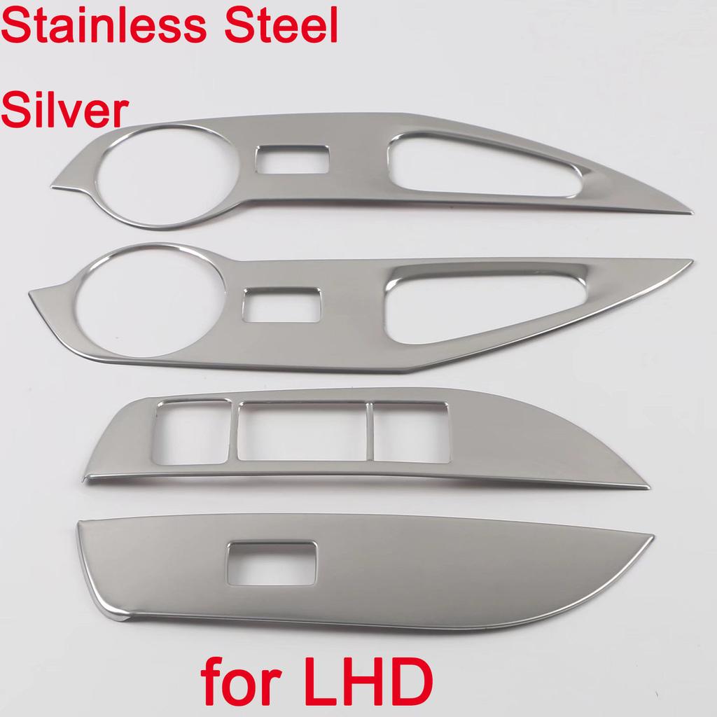ABS/Steel Window Glass Lift Switch Panel Cover Trim Decoration Lamp Frame Sticker For Toyota Corolla Cross XG10 2024+