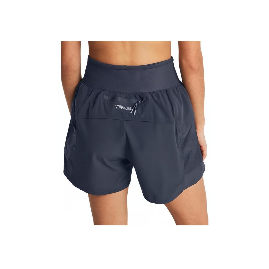Under Armour Launch Solid Comfortable Sports Casual Shorts Women Shorts Storm-Gray 1383360-044