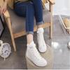 Customized Printed High Top Canvas Shoes Korean Version Of Student Fashion Casual Shoes , Couple Printed Canvas Shoes