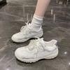 Little white shoes women's 2025 spring new breathable shoes versatile comfortable soft-soled ballet casual sports shoes