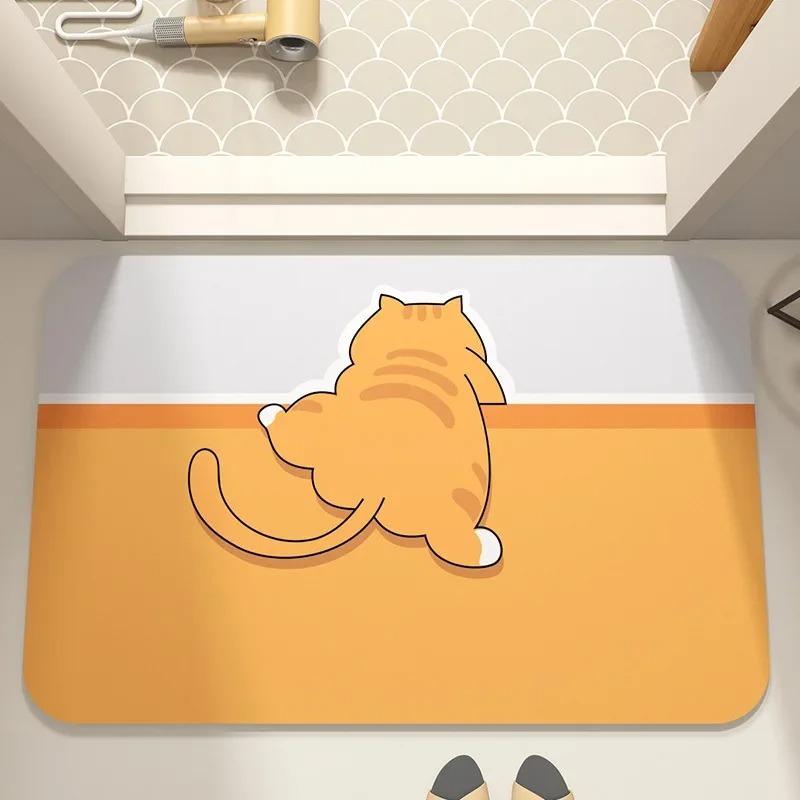 Cute Cartoon Dog Pattern Doormat Home Decor Rugbedroom Living Room Entrance Rugs Kitchen Front Door Nonslip Area Foot Mats