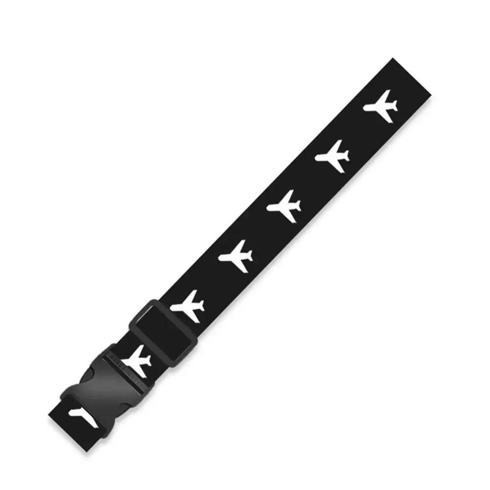 Polyester Fibre Luggage Buckle Strap Adjustable Anti-theft Baggage Tie Down Belt Anti-lost Elastic Suitcase Belts Travel Props