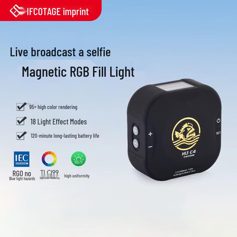 IFOOTAGE C4 RGB Pocket LED Fill Light