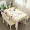 Waterproof & Stain-Resistant Plaid PEVA Tablecloth for Dining or Stall Use