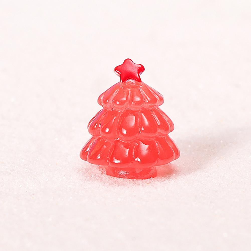 

Micro Landscape Creative Night Light Christmas Tree Making Snow Scenery DIY Decoration Accessories Miniature Small Ornaments