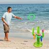 PVC Inflatable Cactus Ring Toss Game Floating Playing Swimming Pool Air Mattress  Party Supply