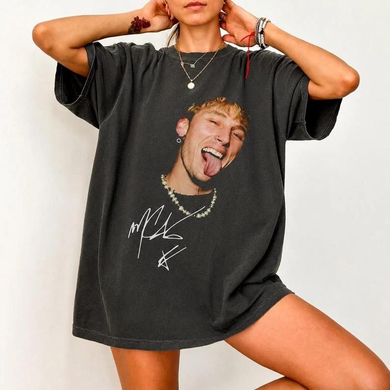 Vintage MGK Lost Americana Tour Unisex T-Shirt, Vintage MGK Shirt, MGK Rock tee S