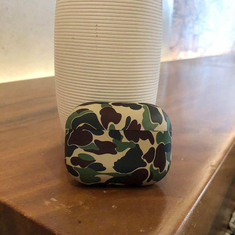 

Чехол для наушников Airpods3 Чехол для наушников Airpods4 Защитный чехол Наносится механически Беспроводное шумоподавление Нишевый стиль Aiepods Второе или третье поколение Apple AirPods 2 Ear-free [Army green camouflage]]