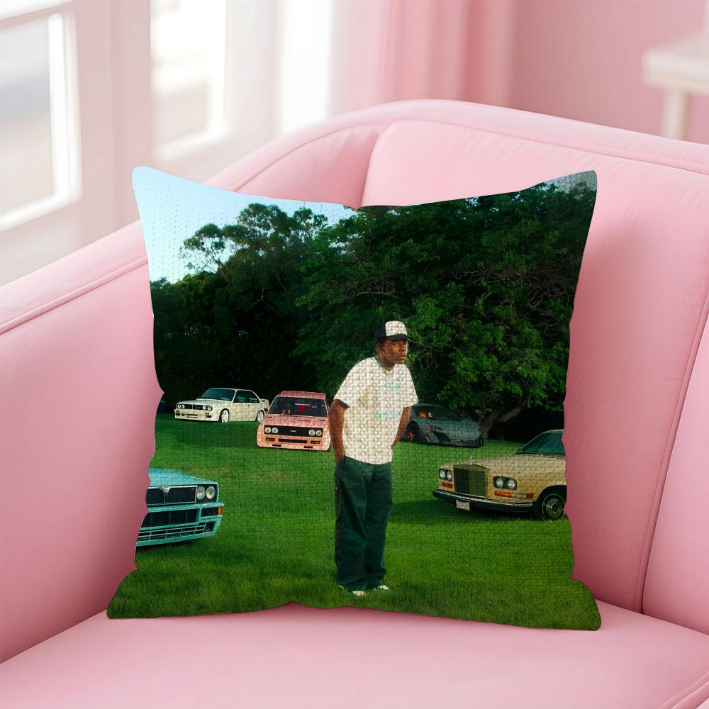 

TTyler The CreatorR Cushion Cover Natural Linen Pillow Case DoubleSided Print Decorative Sofa Pillowcase Home Decor Gift 30x30cm