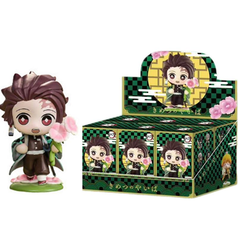 Car Demon Slayer Anime Figurines, Ornaments, Desktop Decorations, Tanjiro and Inosuke Figures, PVC Models, and Gifts.