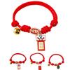 Chinese Style Braided Cat Collar Handmade Puppy Collar Pet Bell Necklace  Jewelry Accessories