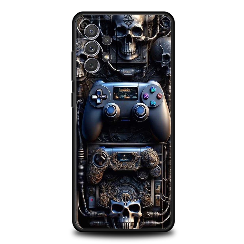 Game Controller Graphic Phone Case For Samsung Galaxy A17 A07 A55 A35 A25 A15 A05 A33 A31 A23 A21s A13 A41 A73 A53 A51 A71 Cover