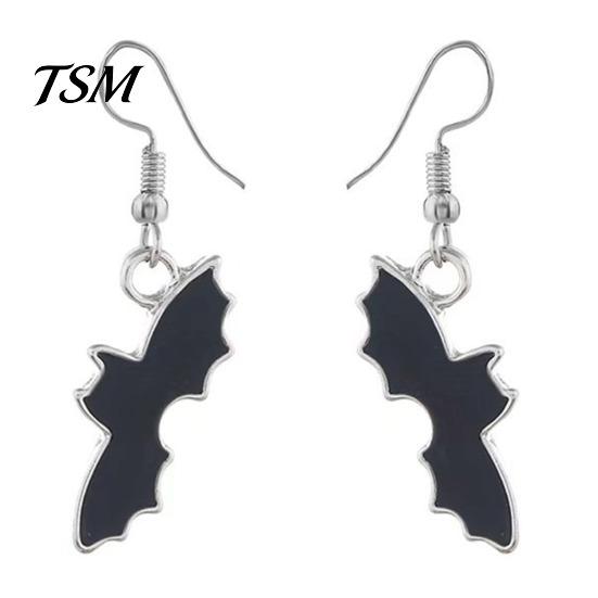 Costume Party Ear Embellishments 1 Pair Halloween Earrings for Women, Skeleton Spider Pumpkin Women Ghost Bat Dangle Earrings, Gothic Jewelry