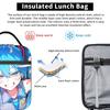 Hatsune Miku  Insulated Lunch Bags Cooler Bag ,Meal Container Anime Manga High Capacity Tote Lunch Box Bento Pouch College