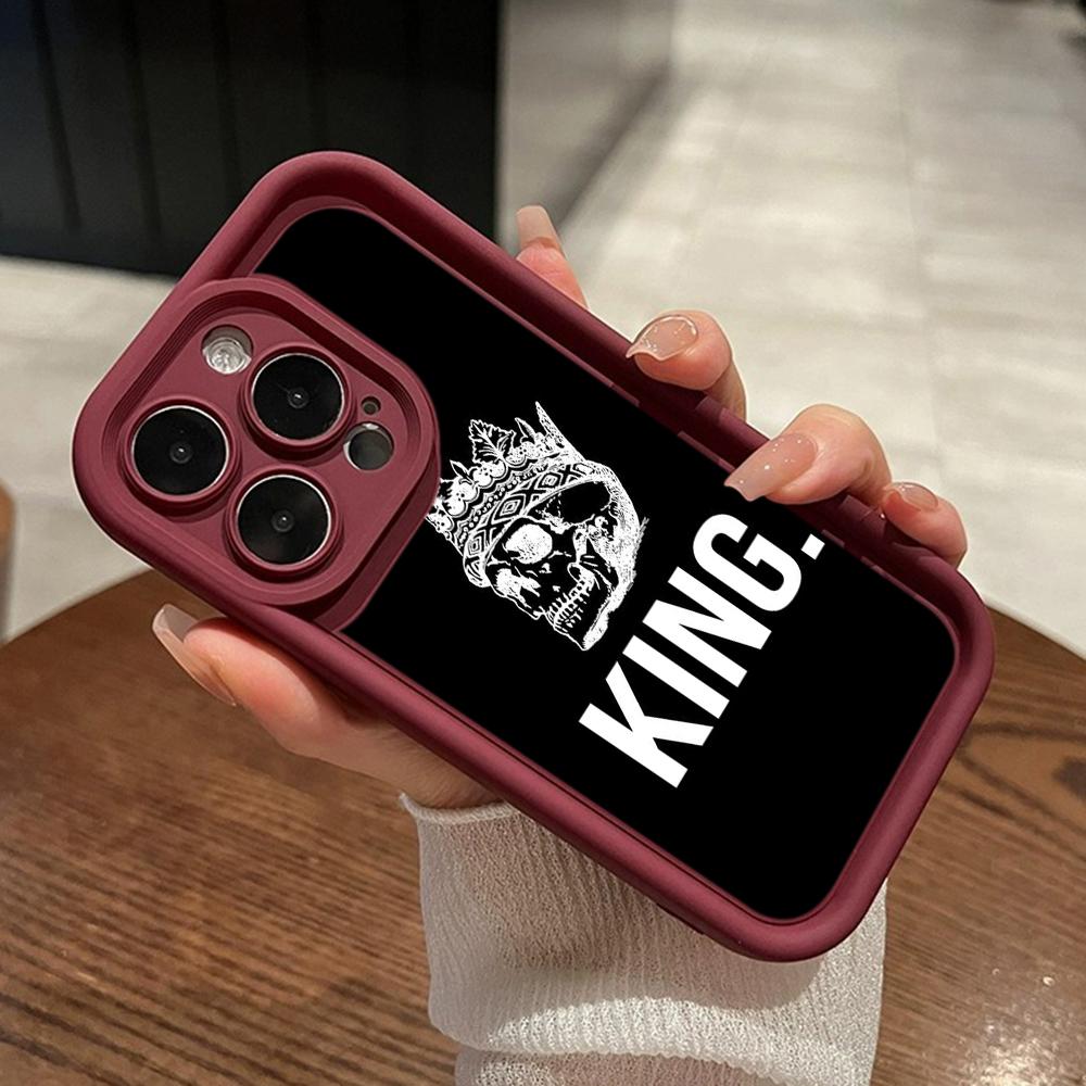 

LZ17 King Queen Couple Lovers силиконовый чехол для телефона Xiaomi 11 Lite 5G 14T Redmi 14C 13C A3 Note 12 11 9 10 13 Pro Plus противоударный задний чехол Redmi Note 13 Pro Plus