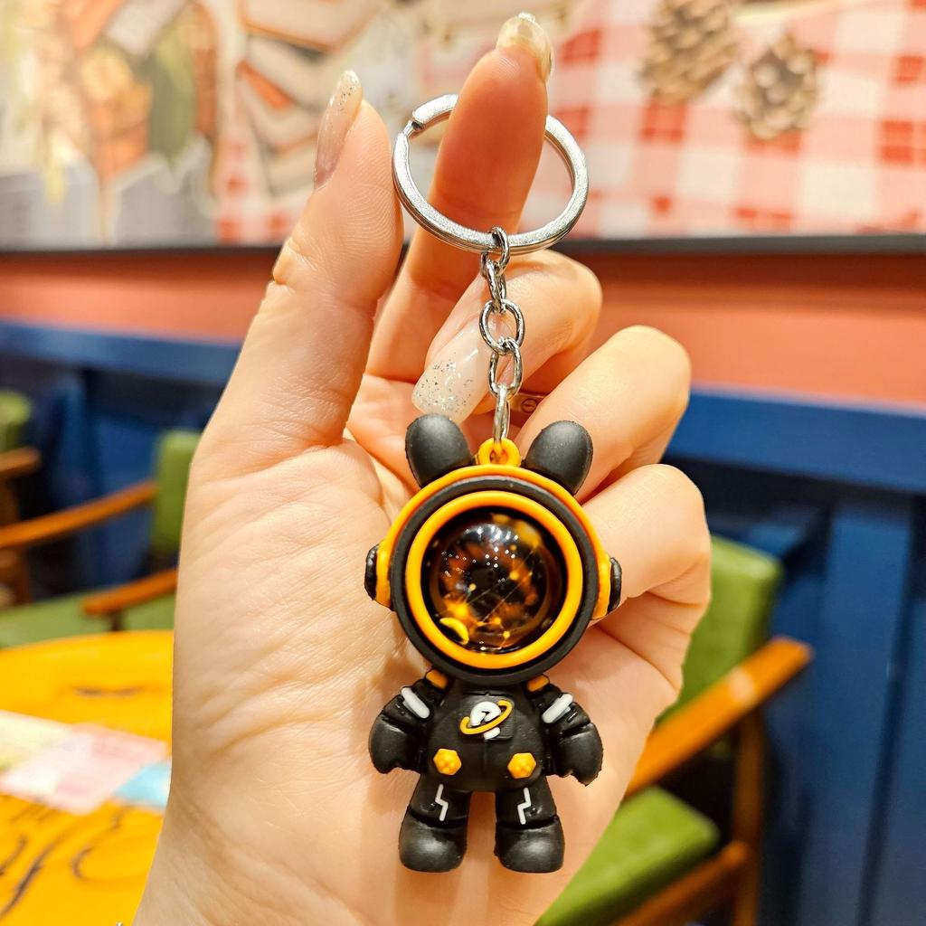Reise zum Sternenhimmel Hase Astronaut Schlüsselanhänger Kreativer Auto-Schlüsselanhänger Anhänger Paar Geschenk Puppe Taschenanhänger