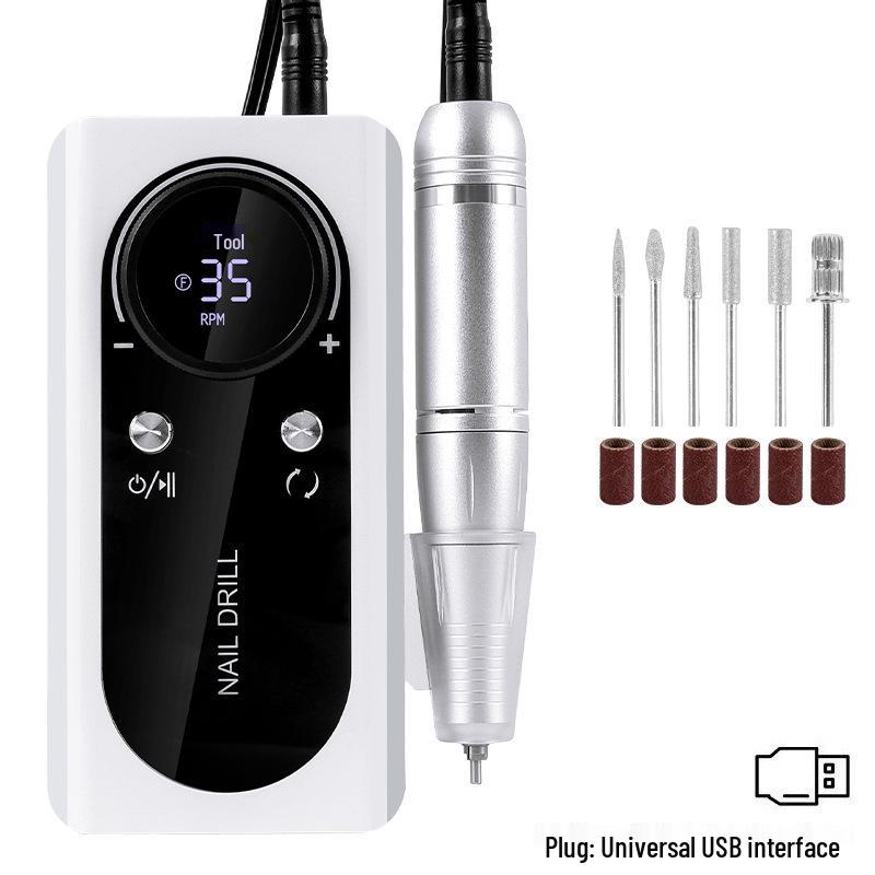 Rechargeable 30,000 RPM Professional Nail Drill for Gel Polish Removal