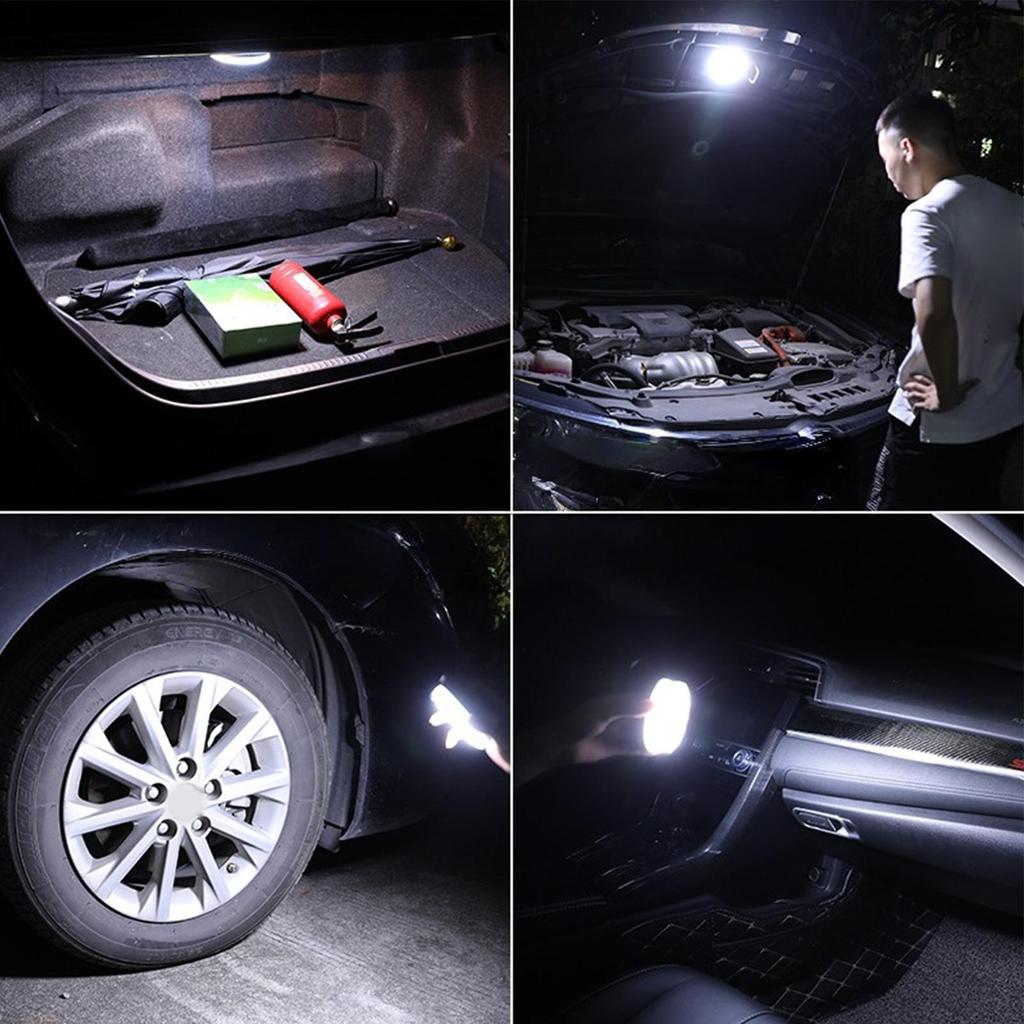 Car Interior Reading Light Magnetic USB Rechargeable LED Lamp Front Rear Car Ceiling Light Atmosphere Reading Lights
