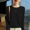Women's Thickened Round Neck Cashmere Sweater - Autumn/Winter Loose Knit Pullover