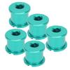 5pcs MTB Bicycle Chainwheel Screw Double Chainring Crankset Bolt 7075 Aluminum Disc ScrewsGreen