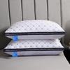 Hotel Quality High and Low Pillows - Durable, Neck Supportive Pillow Inserts for Home, Dormitory, or B&B Use