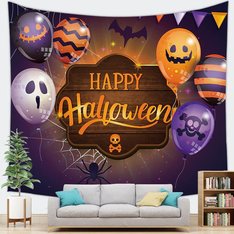 Домашний декор Счастливый Хэллоуин Гобелен Настенный декоративный гобелен с изображением — фото 12