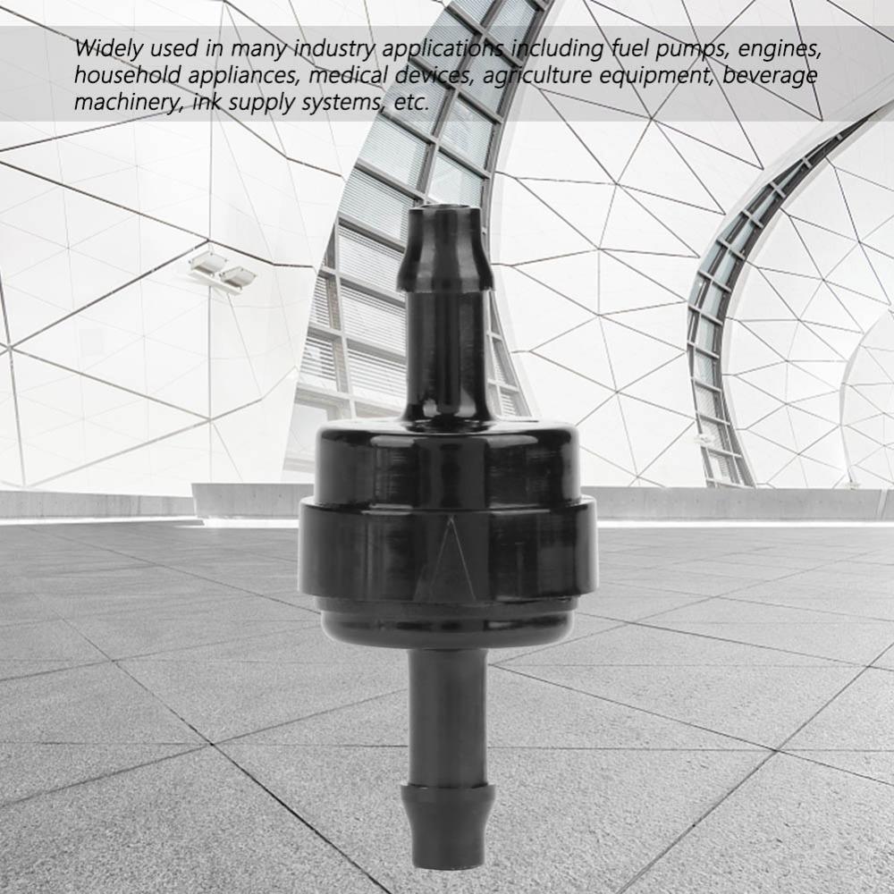 2pcs Slot Design Non Return Valves Spring Loaded Inline Check Valve  For Liquid Handling