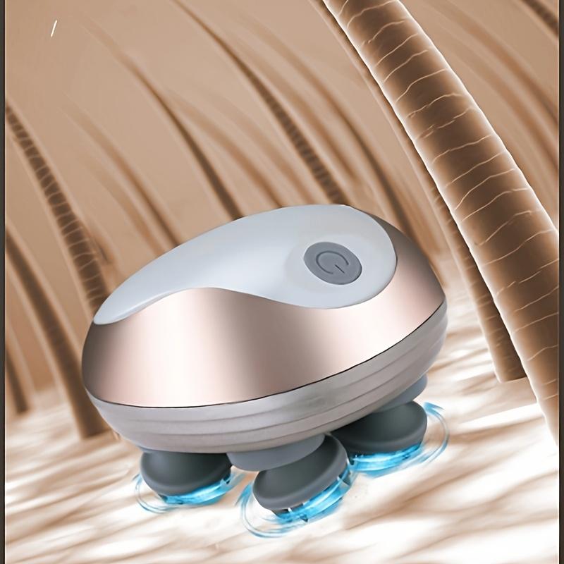 Mini Electric Scalp Massager - Portable Cordless Head Massager and Vibrating Octopus Hair Care Tool for Deep Relaxation and Stress Relief
