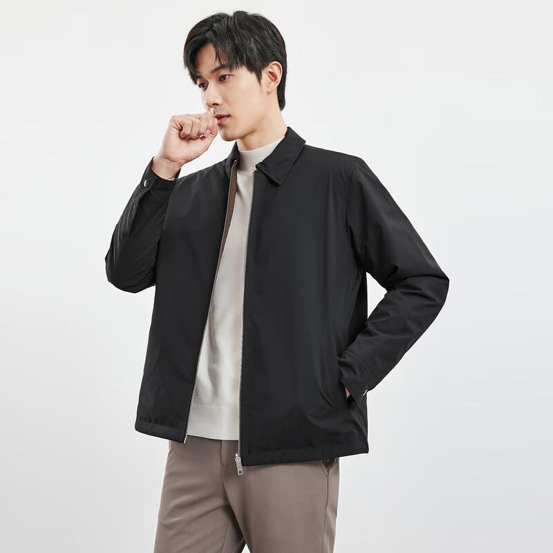 SEPTWOLVES Men's Reversible Quilted Lapel Jacket