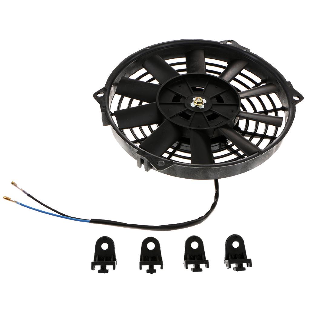 1 Volt 80W Cooling Fan for Dirt Bike ATV Buggy Cars, Trucks