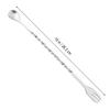 32Cm Stainless Steel Bar Spoon Mixing Fork Swizzle Stick for Cocktails Tea Drinks Easy to Clean Dishwasher Safe