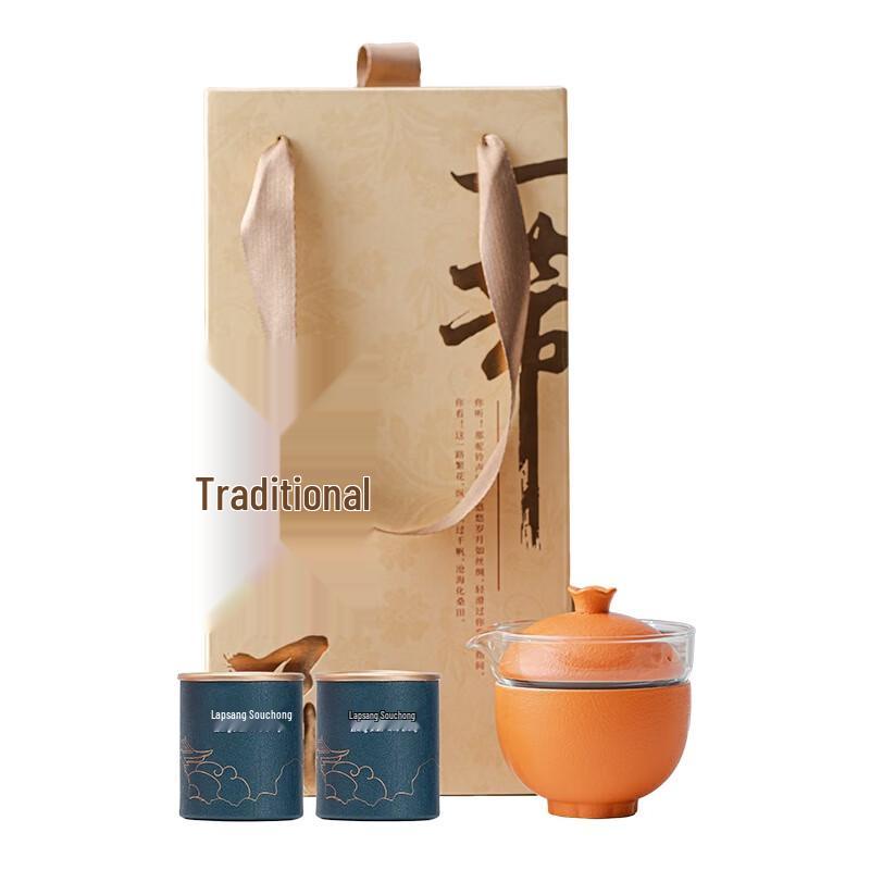 Floral Ceramic Tea Set with Black Tea Gift Box