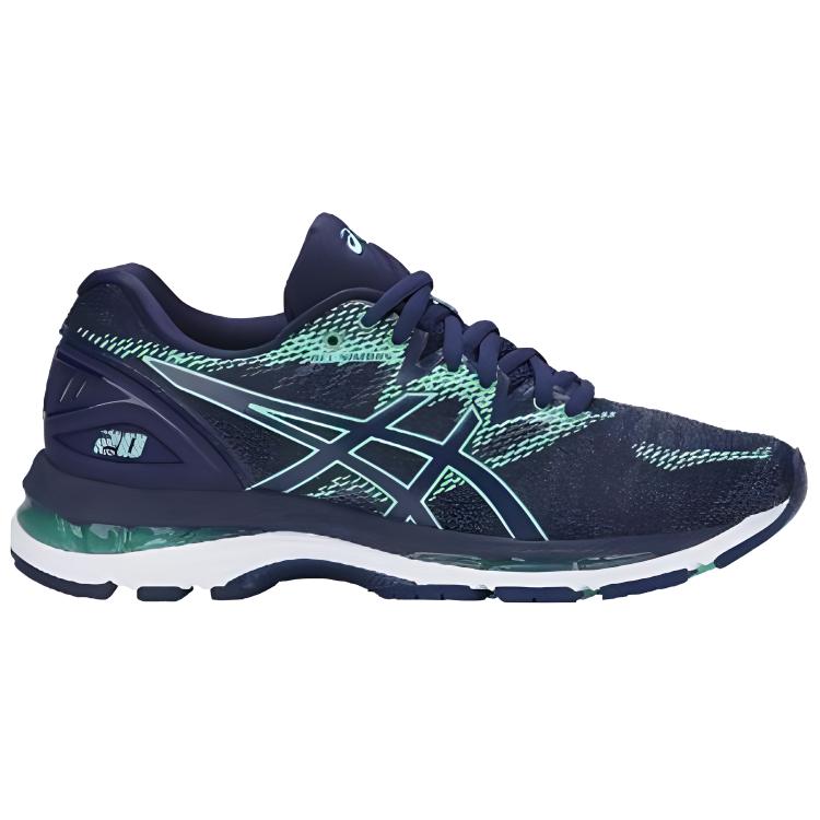 Asics Gel Nimbus 20 Indigo Blue Opal Green Women Sneakers T851N-4949